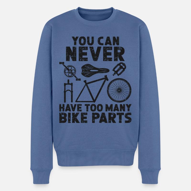 Enduro VTT VTT Équitation - Pull Premium bio Homme - bleu pigeon