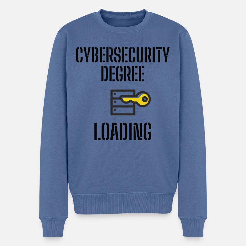Cybersecurity - IT Security Computer Scientists - Men's Premium Organic Jumper - stone blue
