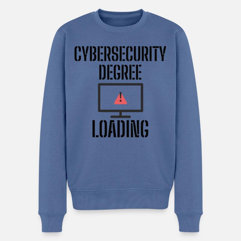 Cybersecurity - IT Security Computer Scientists - Men's Premium Organic Jumper - stone blue