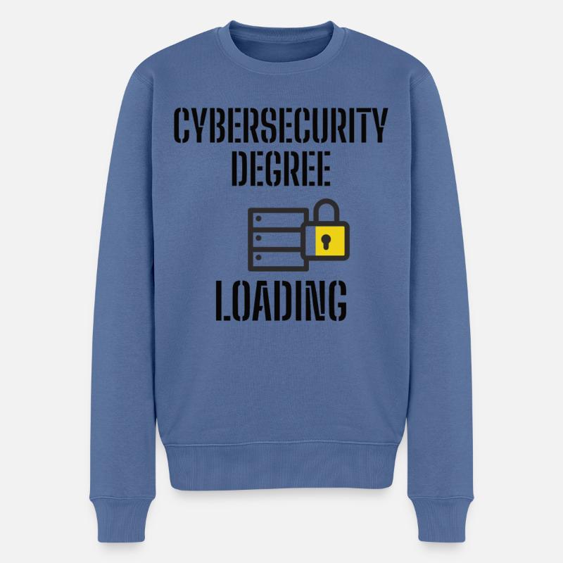 Cybersecurity - IT Security Computer Scientists - Men's Premium Organic Jumper - stone blue