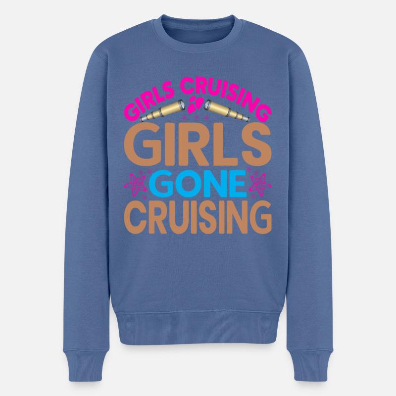 Femmes en croisière - Pull Premium bio Homme - bleu pigeon