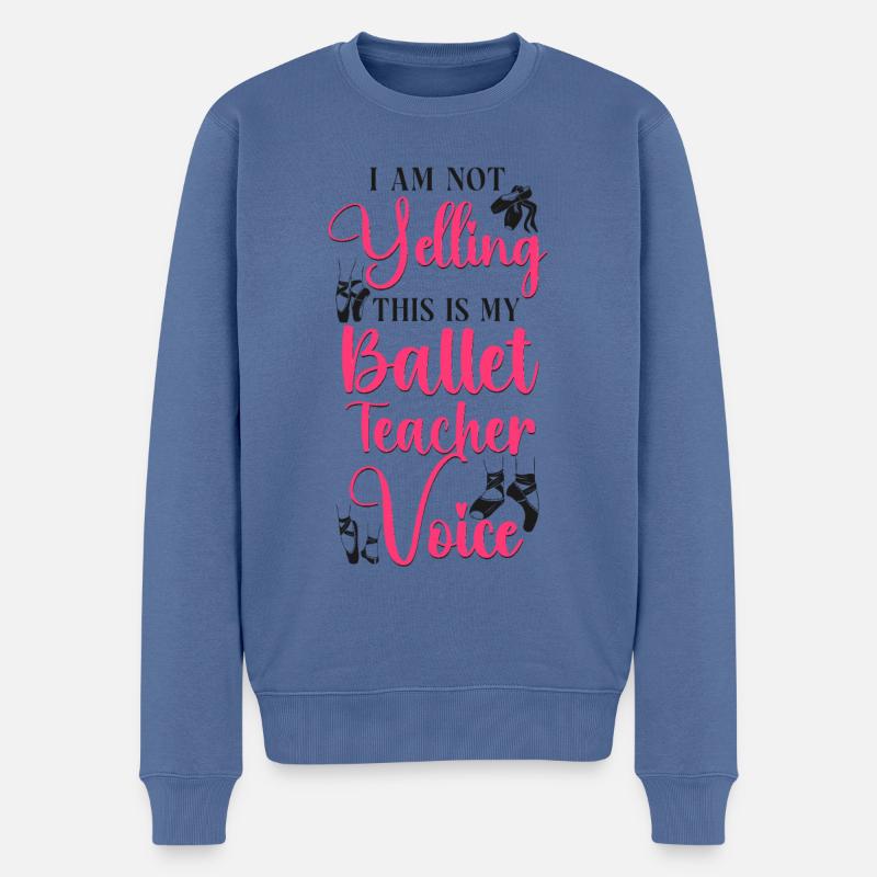 Ballet Danseuse Danse Ballerine - Pull Premium bio Homme - bleu pigeon