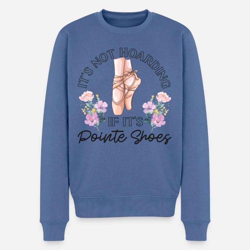 Ballet Danseuse Danse Ballerine - Pull Premium bio Homme - bleu pigeon