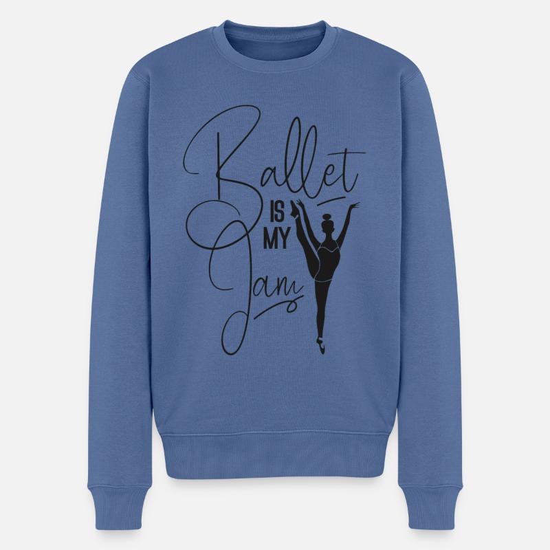 Ballet Danseuse Danse Ballerine - Pull Premium bio Homme - bleu pigeon