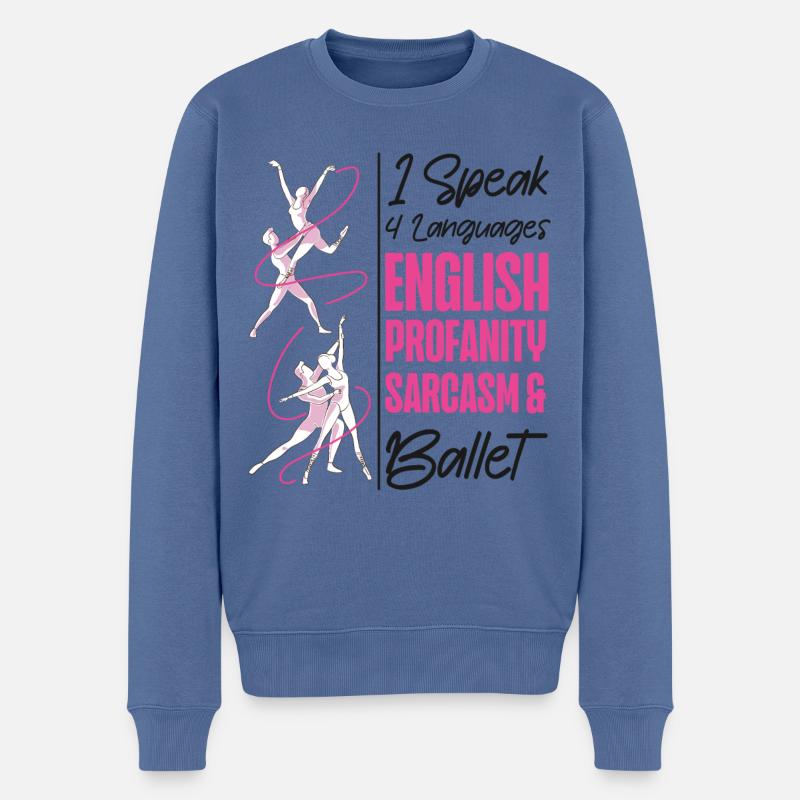 Ballet Danseuse Danse Ballerine - Pull Premium bio Homme - bleu pigeon