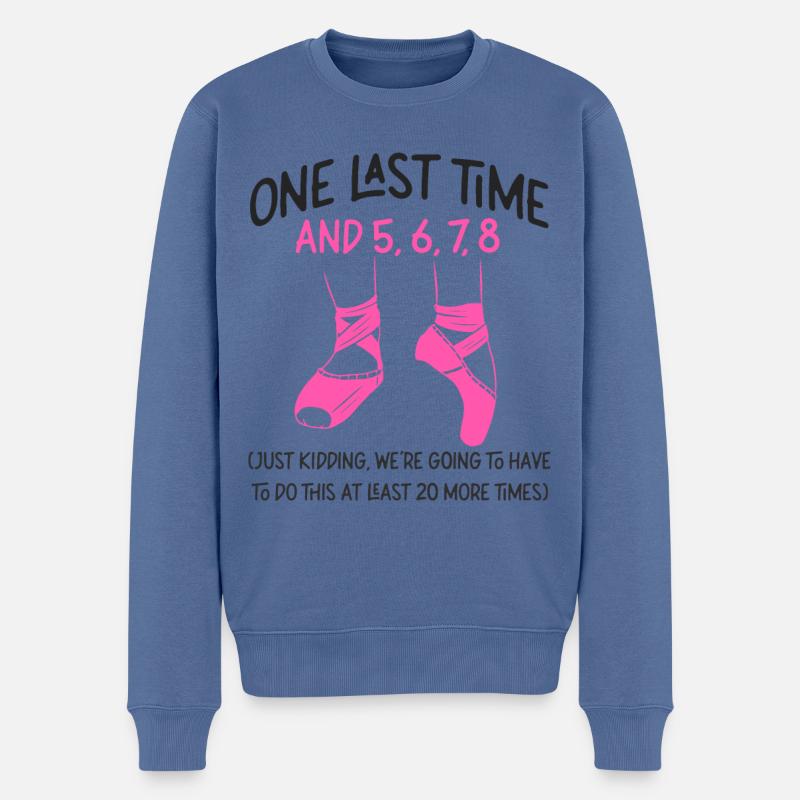 Ballet Danseuse Danse Ballerine - Pull Premium bio Homme - bleu pigeon