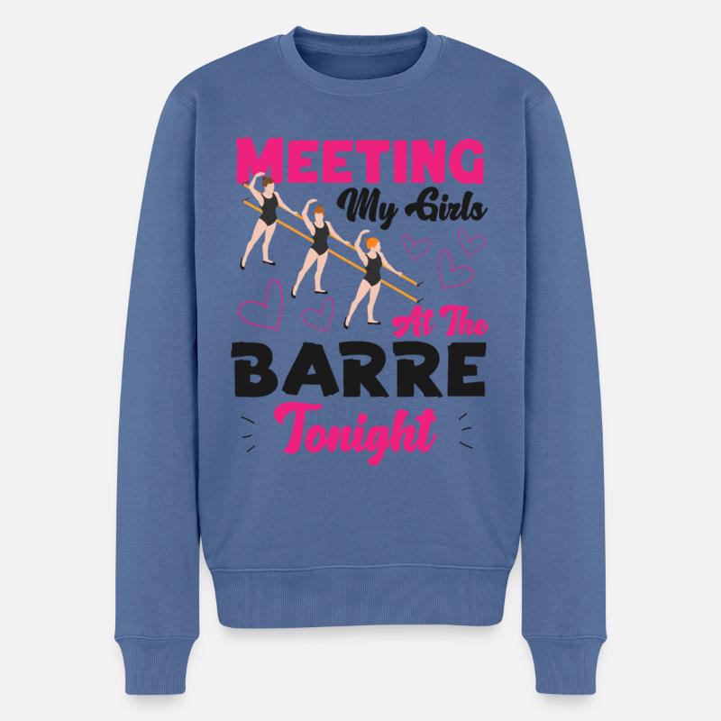 Ballet Danseuse Danse Ballerine - Pull Premium bio Homme - bleu pigeon