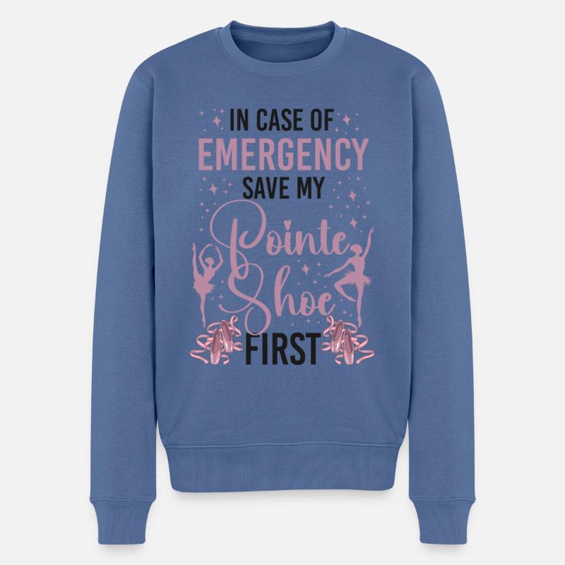 Ballet Danseuse Danse Ballerine - Pull Premium bio Homme - bleu pigeon