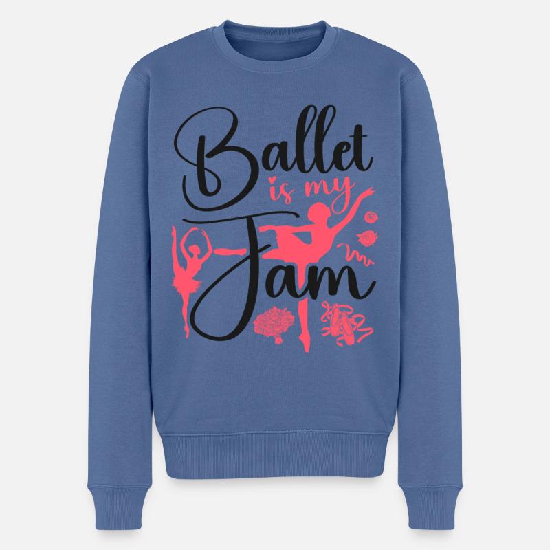 Ballet Danseuse Danse Ballerine - Pull Premium bio Homme - bleu pigeon