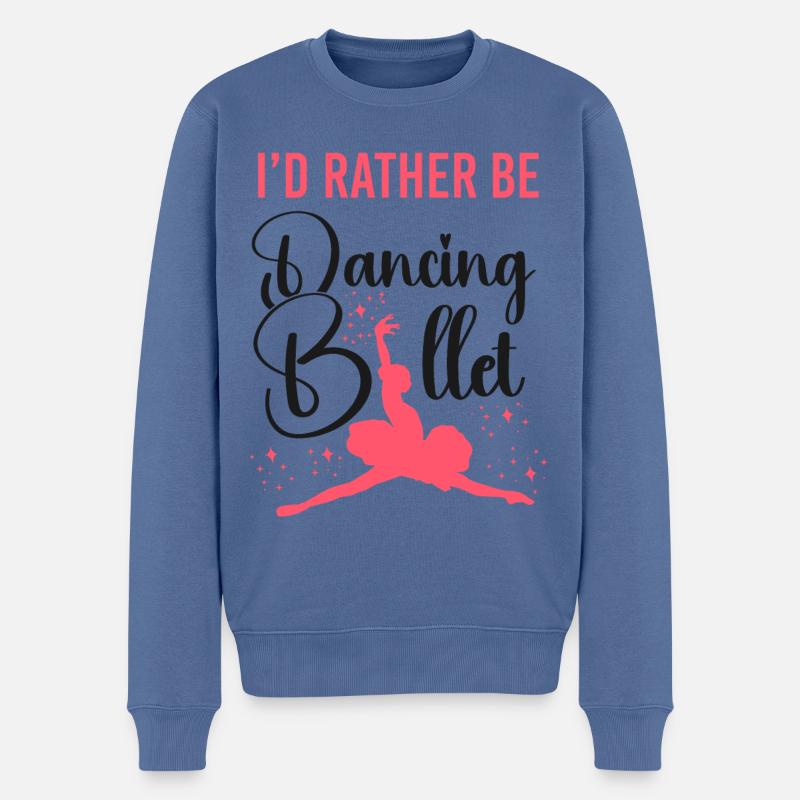 Ballet Danseuse Danse Ballerine - Pull Premium bio Homme - bleu pigeon