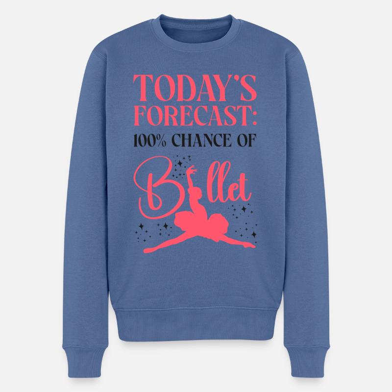 Ballet Danseuse Danse Ballerine - Pull Premium bio Homme - bleu pigeon