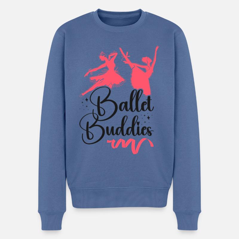 Ballet Danseuse Danse Ballerine - Pull Premium bio Homme - bleu pigeon