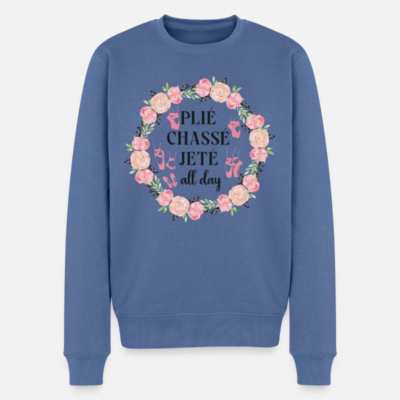 Ballet Danseuse Danse Ballerine - Pull Premium bio Homme - bleu pigeon