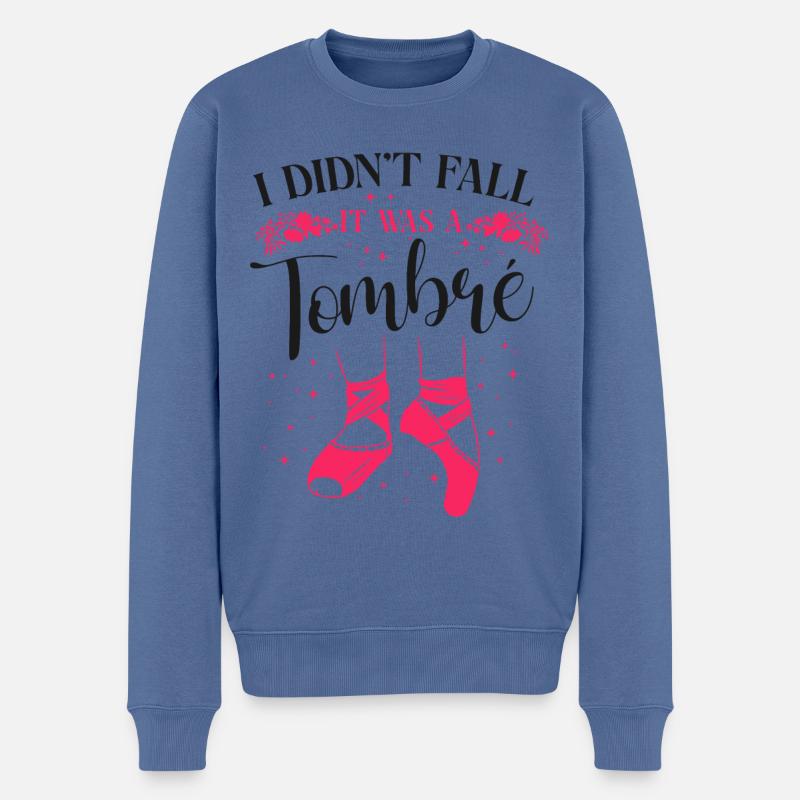 Ballet Danseuse Danse Ballerine - Pull Premium bio Homme - bleu pigeon