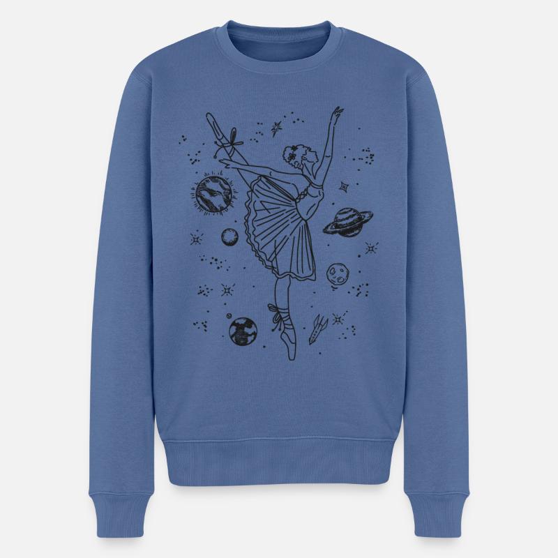 Ballet Danseuse Danse Ballerine - Pull Premium bio Homme - bleu pigeon