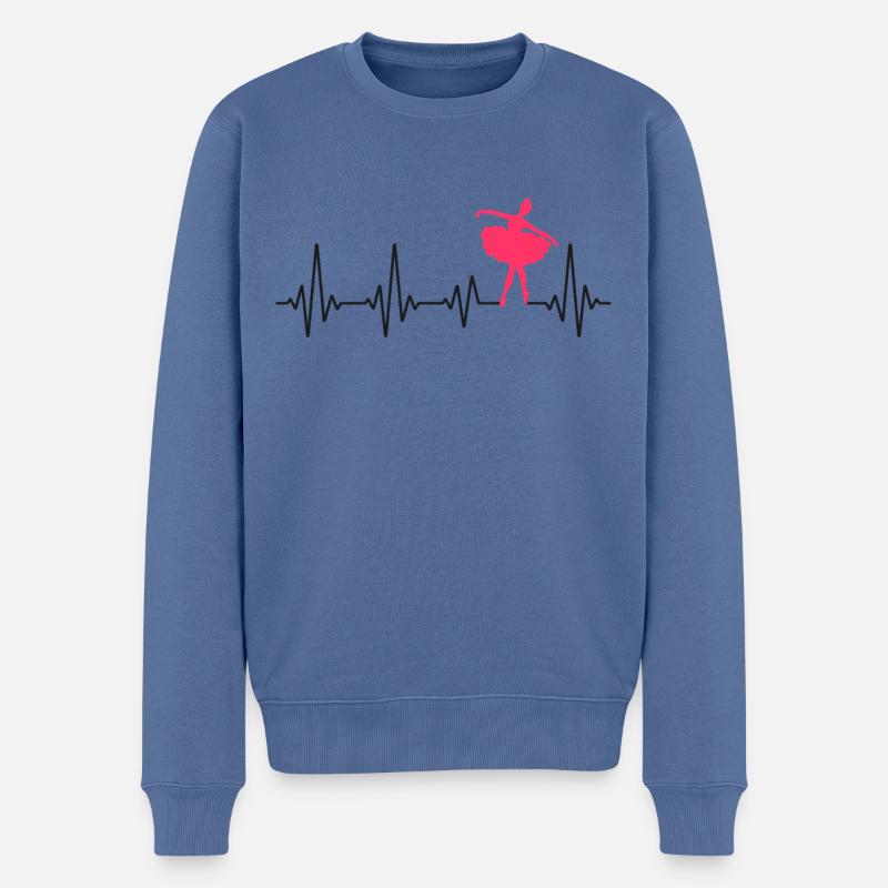 Ballet Danseuse Danse Ballerine - Pull Premium bio Homme - bleu pigeon