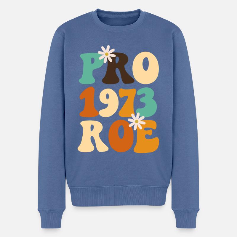 Féministe Pro 1973 Roe - Pull Premium bio Homme - bleu pigeon