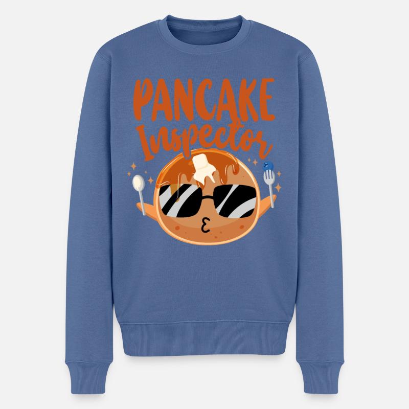 Pancake Lover Kids Pancake - Pull Premium bio Homme - bleu pigeon