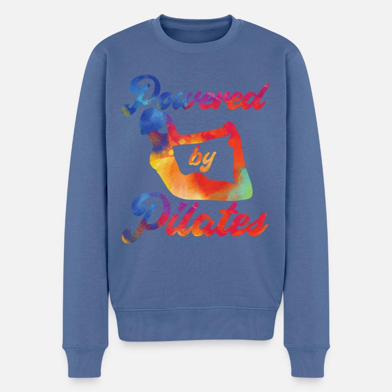 Instructeur de Pilates Enseignant - Pull Premium bio Homme - bleu pigeon