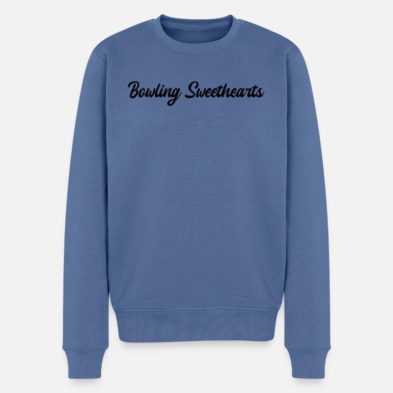 Bowling - Bowling Sweethearts - Pull Premium bio Homme - bleu pigeon