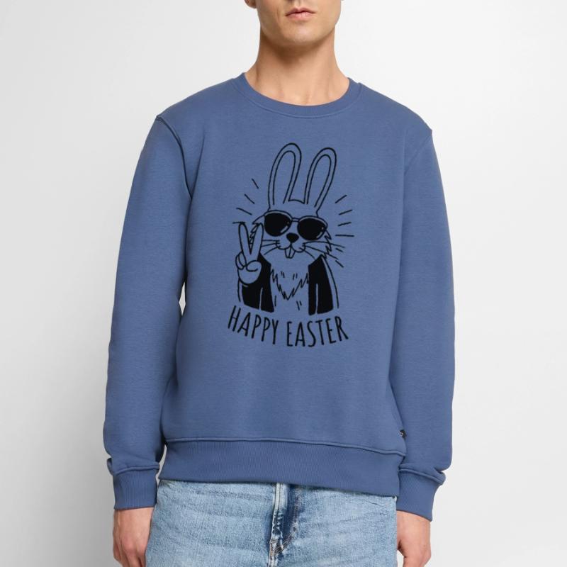 Happy Easter - Easter Bunny - Easter Egg - Gift Men's Premium Organic Jumper