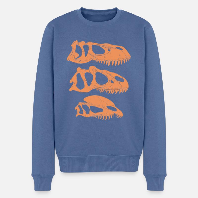 Torvosaurus Allosaurus Dilophosaurus - Pull Premium bio Homme - bleu pigeon