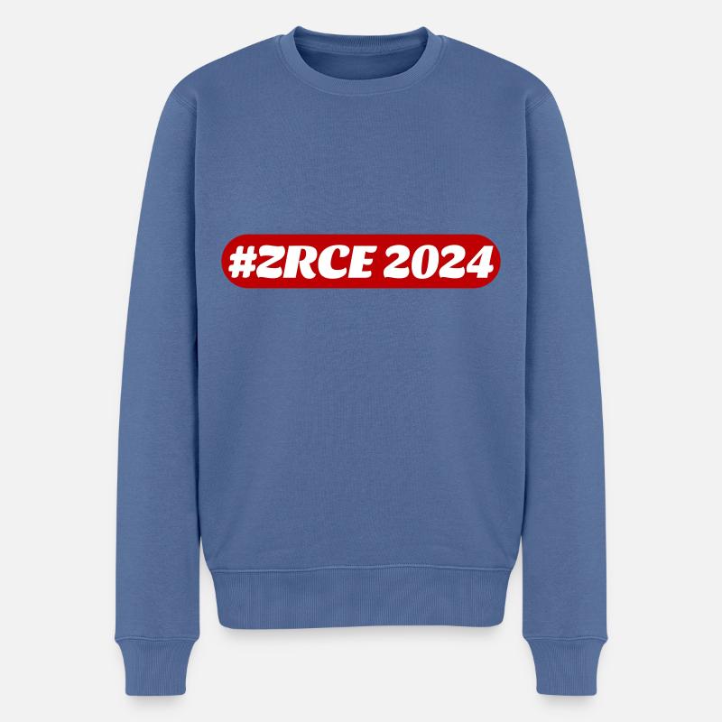 Zrce 2024 - Männer Premium Bio Pullover - Taubenblau