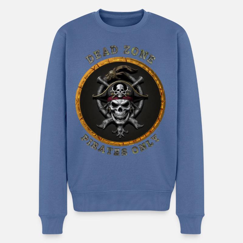 Dead Zone v3 - Männer Premium Bio Pullover - Taubenblau