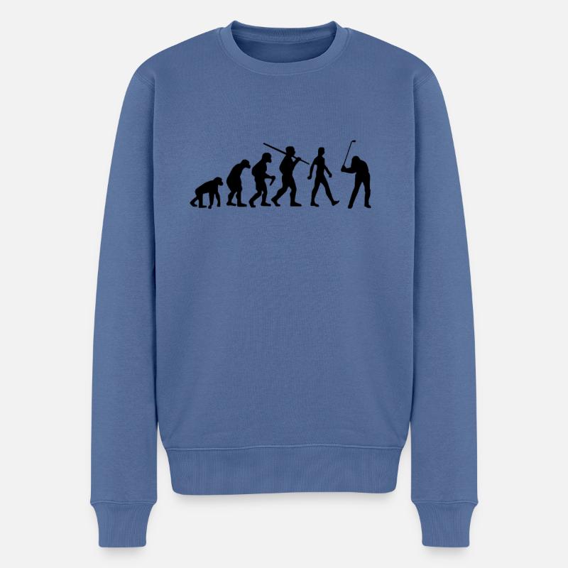 Golf Evolution Golfer - Pull Premium bio Homme - bleu pigeon