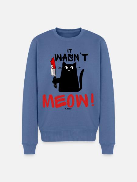 It wasn't me! - Men's Premium Organic Jumper - stone blue