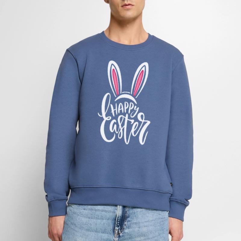 Happy Easter - Easter Bunny - Easter Egg - Gift Men's Premium Organic Jumper