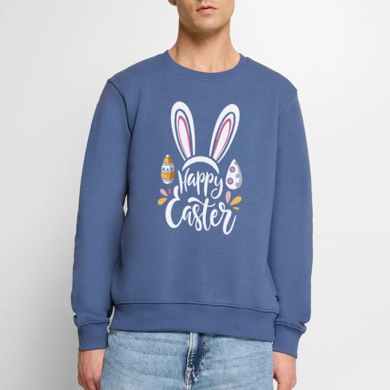 Happy Easter - Easter Bunny - Easter Egg - Gift Men's Premium Organic Jumper