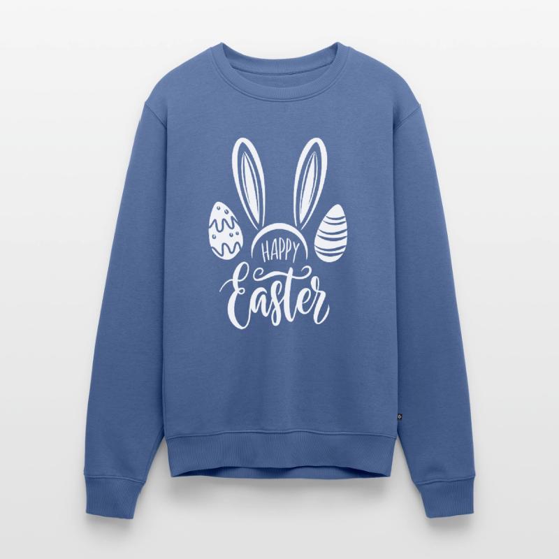 Happy Easter - Easter Bunny - Easter Egg - Gift Men's Premium Organic Jumper