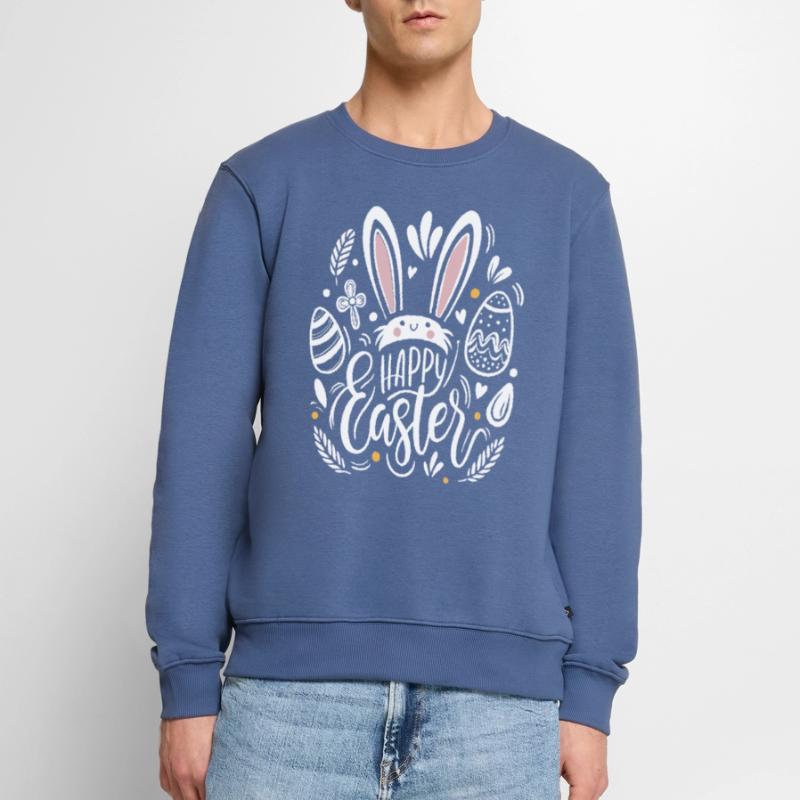 Happy Easter - Easter Bunny - Easter Egg - Gift Men's Premium Organic Jumper