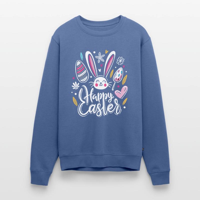Happy Easter - Easter Bunny - Easter Egg - Gift Men's Premium Organic Jumper