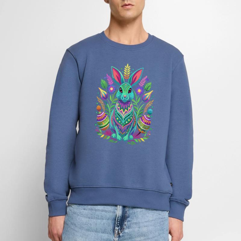 Happy Easter - Easter Bunny - Easter Egg - Gift Men's Premium Organic Jumper
