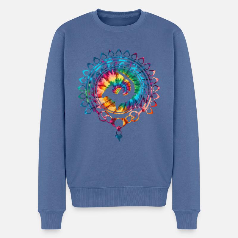 Hammerhai - Männer Premium Bio Pullover - Taubenblau