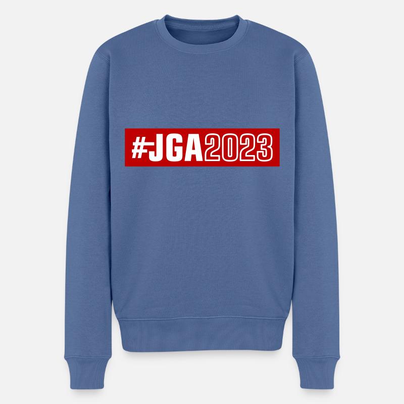 Jga 2023 Junggesellenabschied - Männer Premium Bio Pullover - Taubenblau