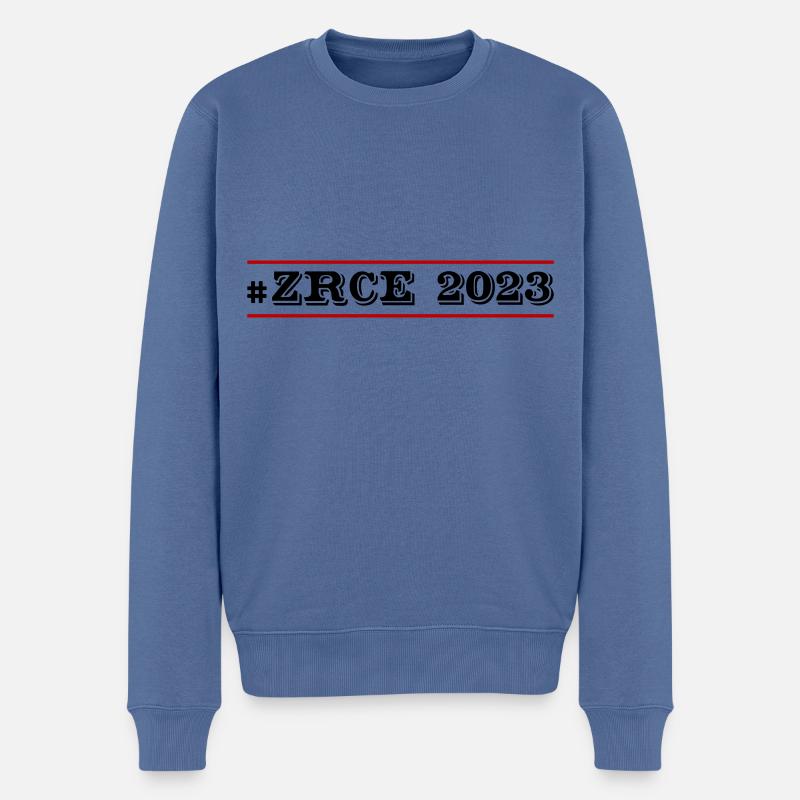 Zrce 2023 - Männer Premium Bio Pullover - Taubenblau