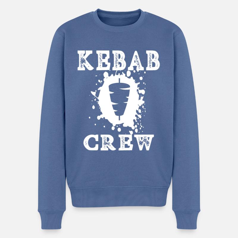 L’équipe de Döner Kebab - Pull Premium bio Homme - bleu pigeon