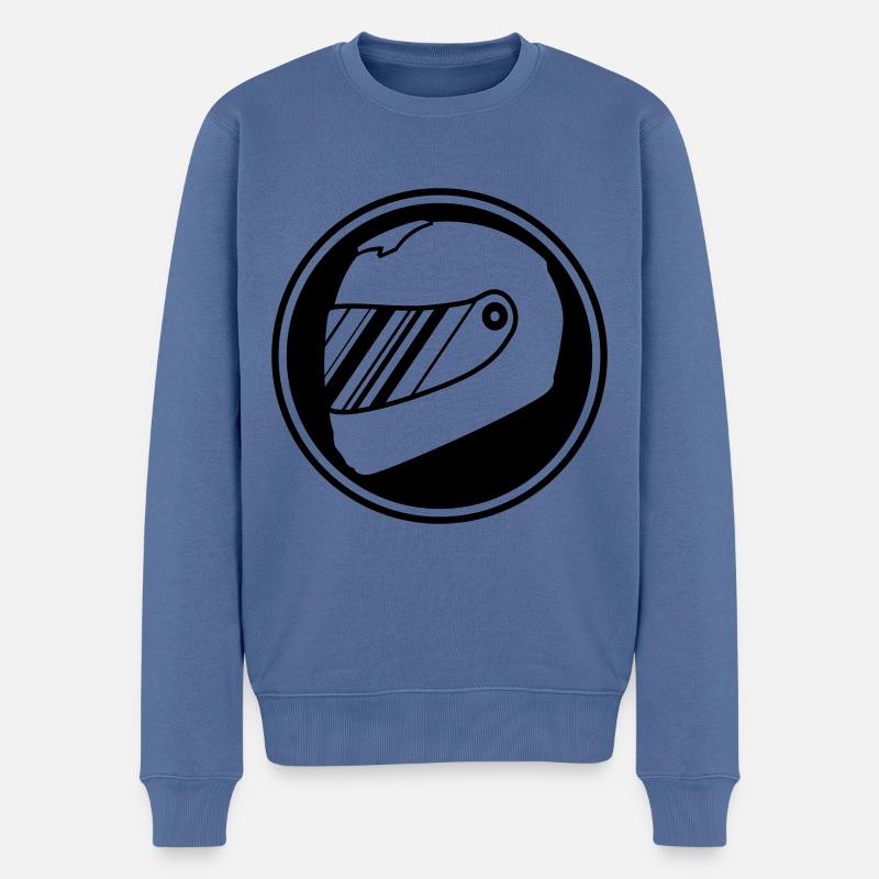 Course de barre de course - Pull Premium bio Homme - bleu pigeon