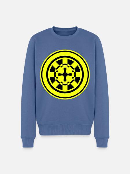 Roulette Icon Symbol - Männer Premium Bio Pullover - Taubenblau