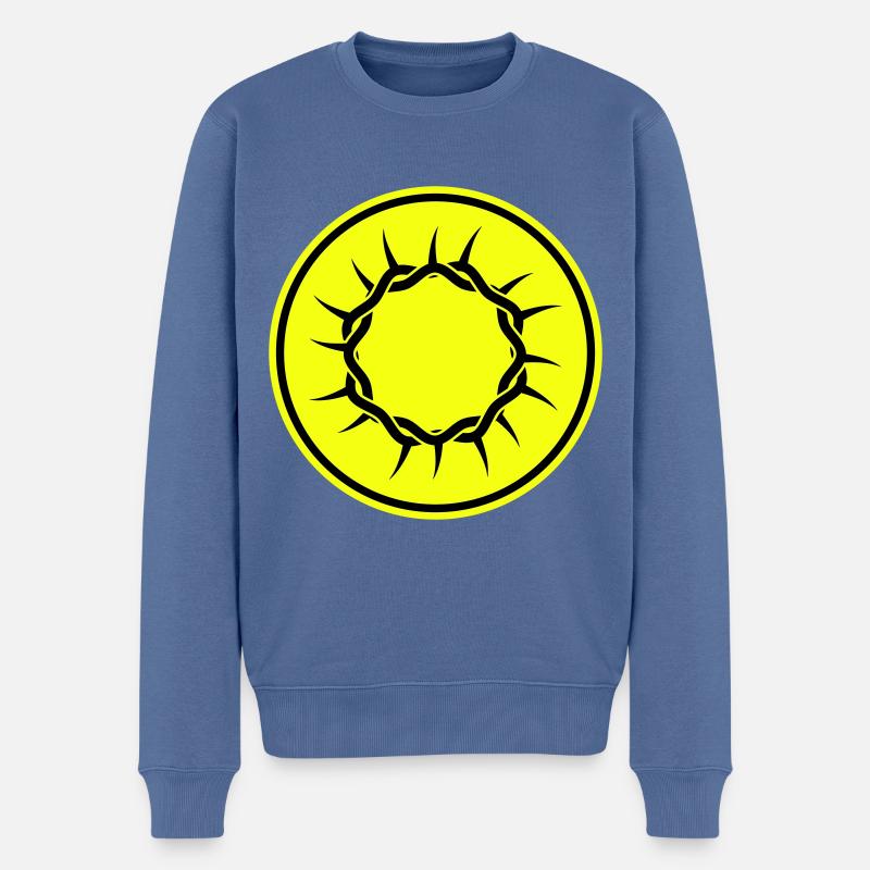 Couronne d’épines - Pull Premium bio Homme - bleu pigeon