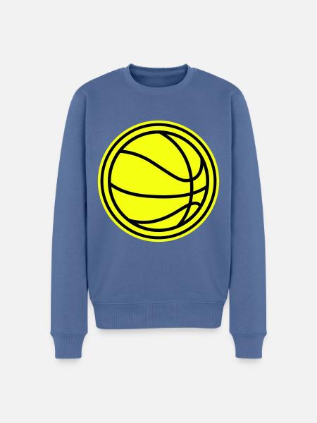 Basketball - Men's Premium Organic Jumper - stone blue
