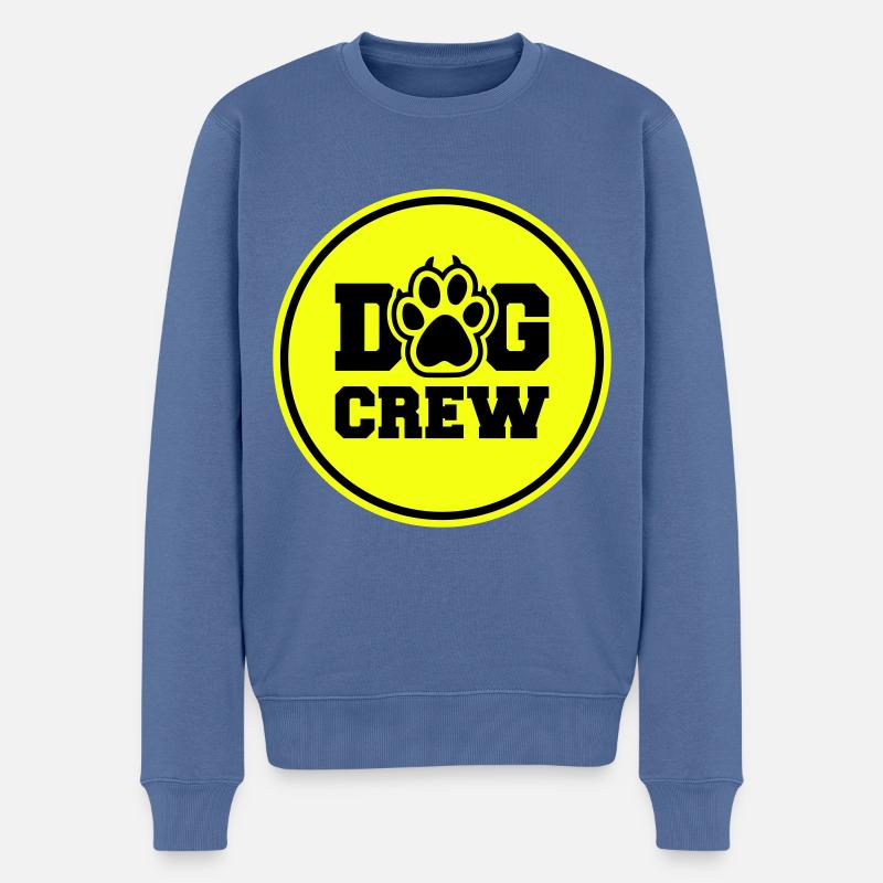 Équipage canin - Pull Premium bio Homme - bleu pigeon