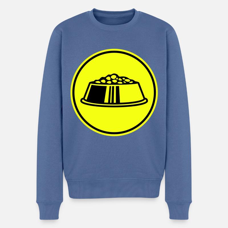 Bol Chien - Pull Premium bio Homme - bleu pigeon