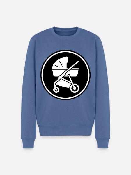 Stroller baby - Men's Premium Organic Jumper - stone blue