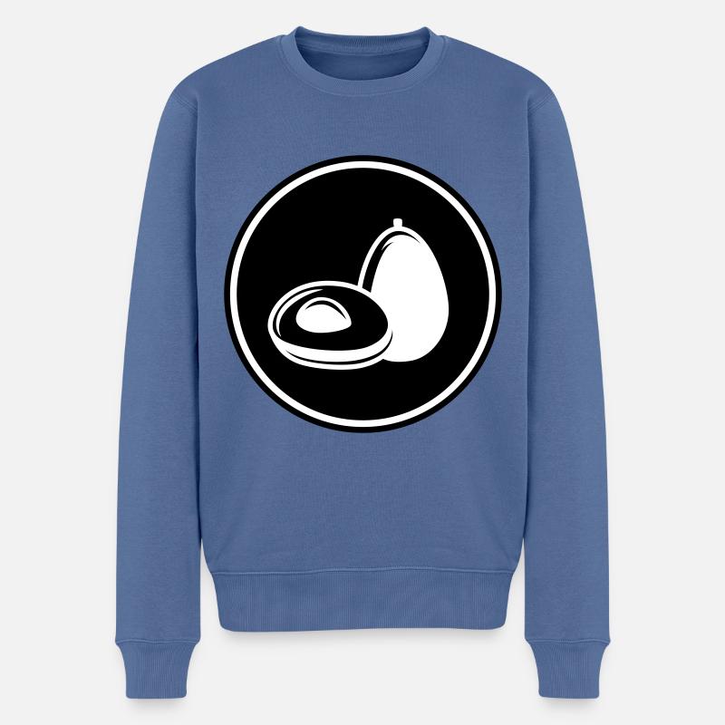 Symbole de l’avocat - Pull Premium bio Homme - bleu pigeon