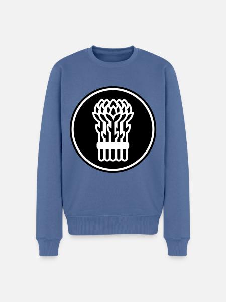 Vegetable icon - Men's Premium Organic Jumper - stone blue