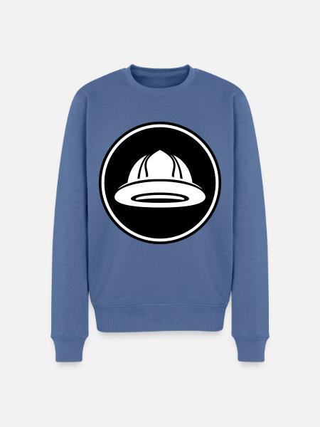 Firefighter's helmet - Men's Premium Organic Jumper - stone blue